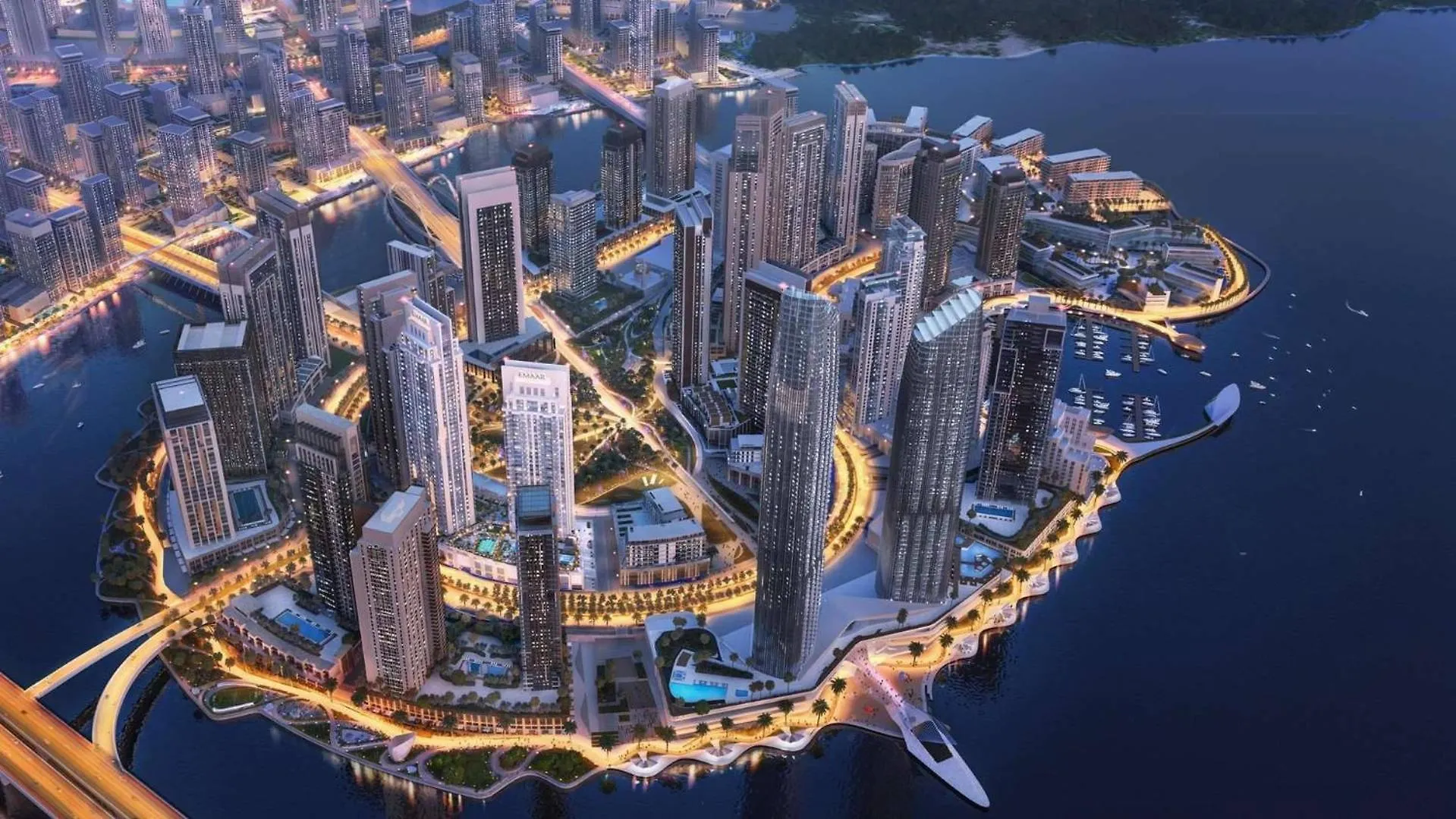 Lägenhet Palace Residence Dubai Creek Harbour 1 Bd Apt Förenade Arabemiraten